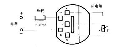 SBWZ-2460常規型熱電阻溫度變送器接線圖 SBWZ-2460常規型熱電阻溫度變送器接線圖